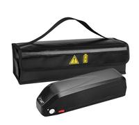 Étui de protection pour batterie de vélo électrique - Résistant au feu et imperméable - Sac de transport pour batterie de vélo électrique - Pour cycliste, aventurier, équitation, transport, aventure
