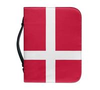 Étui De Protection Pour Bible Orné Du Drapeau Danois Avec Poignée Et Fermeture Éclair Cadeau Idéal Pour Une Mère Une Femme Ou Un Homme