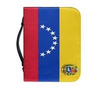 Étui De Protection Pour Bible Orné Du Drapeau Vénézuélien Avec Poignée Et Fermeture Éclair Cadeau Idéal Pour Une Mère Une Femme Ou Un Homme