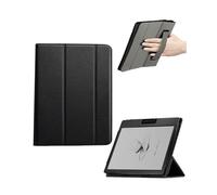 Étui de protection pour BOOX GO Color 7 (Gen 2) 7" 2025, en cuir synthétique toergy avec étui magnétique, étui de protection avec mise en veille automatique, noir