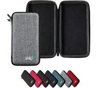 Étui de protection pour calculatrice graphique TI 84 Plus/TI 83 Plus/Casio FX-9860GIII/Casio FX-9750 GIII/Casio PRIZM FX-CG 50 Gris clair