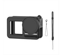 Étui de protection pour caméra Action 5 Pro/Action 4/3 : protection intégrale avec dragonne et capuchon anti-rayures A