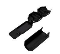 Étui de Protection pour Capuchon D'objectif D'appareil Photo 3 avec Conception Magnétique et Attache à Ressort pour la Photographie en Déplacement - Matériau PC Durable - 1 unité (Black)