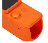 Étui de Protection pour Capuchon D'objectif D'appareil Photo 3 avec Conception Magnétique et Attache à Ressort pour la Photographie en Déplacement - Matériau PC Durable - 1 unité (Orange)