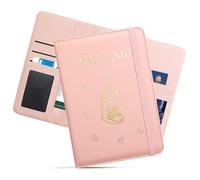 Étui de protection pour carnet de maternité en cuir synthétique avec 9 compartiments pour échographie, carte d'assurance, carnet de vaccination, annonce de grossesse, rose