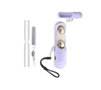 Étui de protection pour casque toergy Perfume, résistant aux chocs, imperméable, souple et fin, en silicone, avec cordon, porte-clés et kit de nettoyage, violet