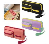 Étui de protection pour clavier et souris Logitech PopKeys en tissu imperméable et design portable, parfait pour les voyageurs (rouge)
