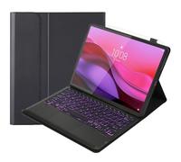 Étui de protection pour clavier Lenovo Yoga Tab Plus 12,7" (TB520) | Lenovo Yoga Pad Pro AI (2024) 12,7" sans fil Bluetooth | Clavier rétroéclairé | Souris tactile