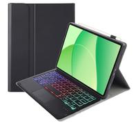 Étui de protection pour clavier Oppo Pad SE (11"), clavier Bluetooth sans fil | clavier rétroéclairé | souris tactile
