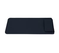 Étui de Protection pour Clavier sans Fil en Cuir PU de Haute qualité, Portable et Durable 30x14x1cm pour Les Amateurs D'accessoires Informatiques (Bleu foncé)