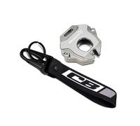étui de protection pour clé de moto Pour Hon@&da Hornet CB750 HORNET CB 750 2023 Accessoires De Moto CNC Couvercle De Clé Porte-clés Coque De Clé Porte-clés(A set-Grey)