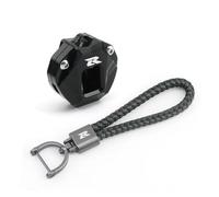 étui de protection pour clé de moto Pour Suzuki GSXR 600 750 1000 GSXR600 GSXR750 GSXR1000 Alliage D'aluminium Moto Etui Clés Coque Porte-clés Accessoires(1 Set Black)