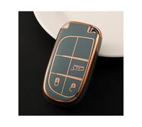 Étui De Protection pour Clé De Voiture en TPU pour Jeep pour Renegade pour Compass pour Grand pour Cherokee(Gray Key Case)