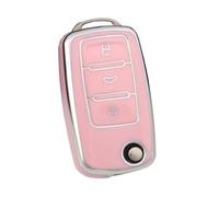 Étui De Protection pour e Voiture pour Seat en TPU(Pink)