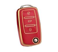 Étui De Protection pour e Voiture pour Seat en TPU(Red 1)