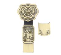 Étui de protection pour clé USB style vintage, compatible avec les clés USB, étanche, finitions soignées, design lingot d'or chinois, matériau