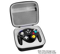 Étui de protection pour contrôleurs Gamecube PowerA et PDP, sac de rangement à coque rigide pour manette de jeu filaire/sans fil Nintendo Switch, Compac noir