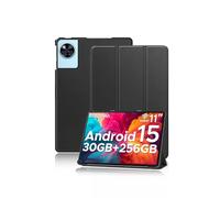 Étui de protection pour DOOGEE U11 11 pouces, support yystao fin avec design à trois volets, coque de protection rigide compatible avec DOOGEE U11, noir