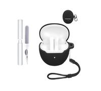 Étui de protection pour écouteurs Honor Choice Earbuds S7 - Durable et respectueux de l'environnement - Avec trous précis et compatibilité de charge - Résistant aux chocs - Agréable au toucher - Noir