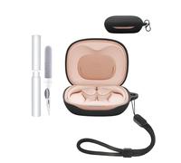 Étui de protection pour écouteurs JBL Sense Lite - Durable et respectueux de l'environnement - Avec trous précis et compatibilité de charge - Résistant aux chocs - Agréable au toucher - Noir