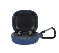étui de protection pour écouteurs JBL Wave Flex (bleu nuit) - Housse souple anti-rayures