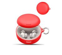 Étui de protection pour écouteurs sans fil Anker Soundcore Sleep A30, en silicone souple, daunke doux, étui avec boucle ronde, protection complète, rouge