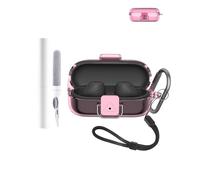 Étui de protection pour écouteurs Sony WF-C510, durable et respectueux de l'environnement, avec trous précis et compatibilité de charge, résistant aux chocs, agréable au toucher, rose