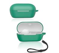 Étui de protection pour écouteurs Sony WF-C710N en silicone souple avec cordon tour de cou - Doux pour la peau et durable - Vert