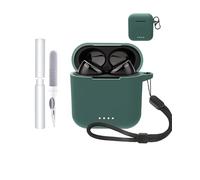 Étui de protection pour écouteurs TOZO T6 - Durable et respectueux de l'environnement - Avec trous précis et compatibilité de charge - Résistant aux chocs - Agréable au toucher - Vert