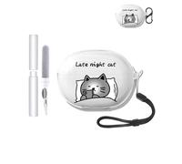 Étui de protection pour écouteurs UGreen HiTune S3, durable et respectueux de l'environnement avec trous précis et compatibilité de charge, résistant aux chocs, agréable au toucher, os paresseux