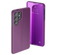 Étui de Protection pour Galaxy S26 Ultra Clear View avec Support Vidéo Violet