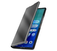 Étui de Protection pour Galaxy Z Fold 7 Clear View avec Support Vidéo Noir