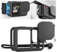 Étui De Protection Pour Gopro Hero 13 Black, Étui En Silicone + Bouchon D'Objectif Couverture + Lanière, Bouchon De Protection Protecteur D'Objectif Protecteur Accessoires Pour Gop[GOP6252938]