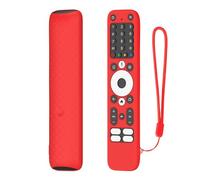 Étui de Protection pour Homatics Box R 4K Télécommande, Housse de Protection Antidérapante en Silicone Souple Résistante Aux Chocs avec Cordon pour Homatics Box R 4K Télécommande (Rouge)