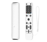 Étui de Protection pour Homatics Box R 4K Télécommande, Housse de Protection Antidérapante en Silicone Souple Résistante Aux Chocs avec Cordon pour Homatics Box R 4K Télécommande (Blanc)