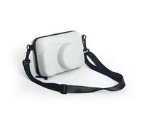 Etui de Protection pour Instax Wide 400/210/300,Boîtier Rigide en EVA Sac d'organisation Pochette de Rangement protectrice avec bandoulière,21,5 x 11,5 x 15,5 cm (Blanc)