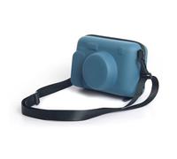 Etui de Protection pour Instax Wide 400/210/300,Boîtier Rigide en EVA Sac d'organisation Pochette de Rangement protectrice avec bandoulière,21,5 x 11,5 x 15,5 cm (Bleu)