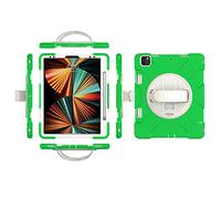 Étui de Protection pour iPad mini6 2021 génération avec Film de Protection d'écran, Support de Crayon, dragonne rotative à 360°, étui de Protection Durable (Vert)