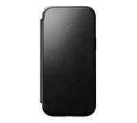 NOMAD - Étui portefeuille en cuir moderne - iPhone 16 Pro Max | Noir | Horween
