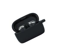 Étui de protection pour Jabra Elite 75T avec porte-clés - Coque souple et antichoc Black