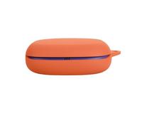 Étui de Protection pour JBL Endurance Zone Casque Résistant aux Chocs et à la poussière Housse de Protection intégrale en Silicone avec Mousqueton Anti-Rayures Étui pour écouteurs (Orange)