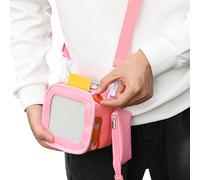 Étui de protection pour lecteur audio - organisateur de cartes - Tissu doux avec bandoles réglables pour garçons et narrateur pour enfants audio raperaggio audio cuca design ergomic complas jurli sont