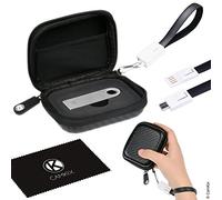 Étui de Protection pour Ledger Nano S Bitcoin/Crypto Portefeuille y Compris Sangle USB pour Le Transport, l’énergie et Le Transfert de données - Étui en Nylon Durable