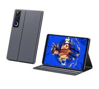 Étui de Protection pour Legion Y700 Gen 5 2026 Tablette de Jeu, Housse en Cuir Vegan Résistante Aux Chutes avec Support à 3 Angles de Vision, Intelligent avec Fonction Veille/Réveil (Gris)