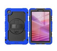 Étui de protection pour Lenovo Tab One 8,7 pouces étui K9 TB305FU avec protecteur d'écran, étui robuste antichoc rotation à 360° main/support pour Lenovo Tab One 8,7 pouces protection robuste (bleu)
