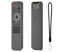 Étui de Protection pour LG MR25GA Magic Télécommande, Housse de Protection en Silicone Antichoc et Antidérapante avec Lanière pour MR25GA Magic Télécommande (Gris foncé)