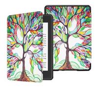 Étui de protection pour liseuse Kindle Paperwhite 6,8" et 10e génération, ultra-léger et en cuir PU, au design avancé et ultra-fin. Conçu