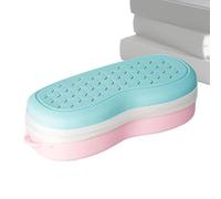 Étui de protection pour lunettes - Boîte de rangement pour lunettes de plongée avec tuba - Organiseur de lunettes en silicone respirant pour l'extérieur, les voyages, les sports d'été, la plongée dans