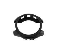 Étui de protection pour montre Garmin Forerunner 965 - Texture cuir noir en TPU