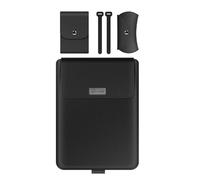 Étui de protection pour ordinateur portable de 13", 14", 15", 16" - Étanche et anti-rayures - Avec pochettes de rangement et support - Comprend un compartiment de rangement et un support